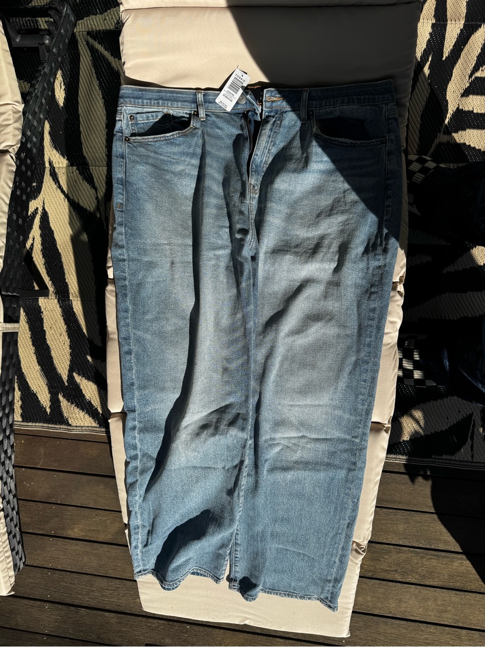 Torrid High Rise Baggy Straight Classic Denim